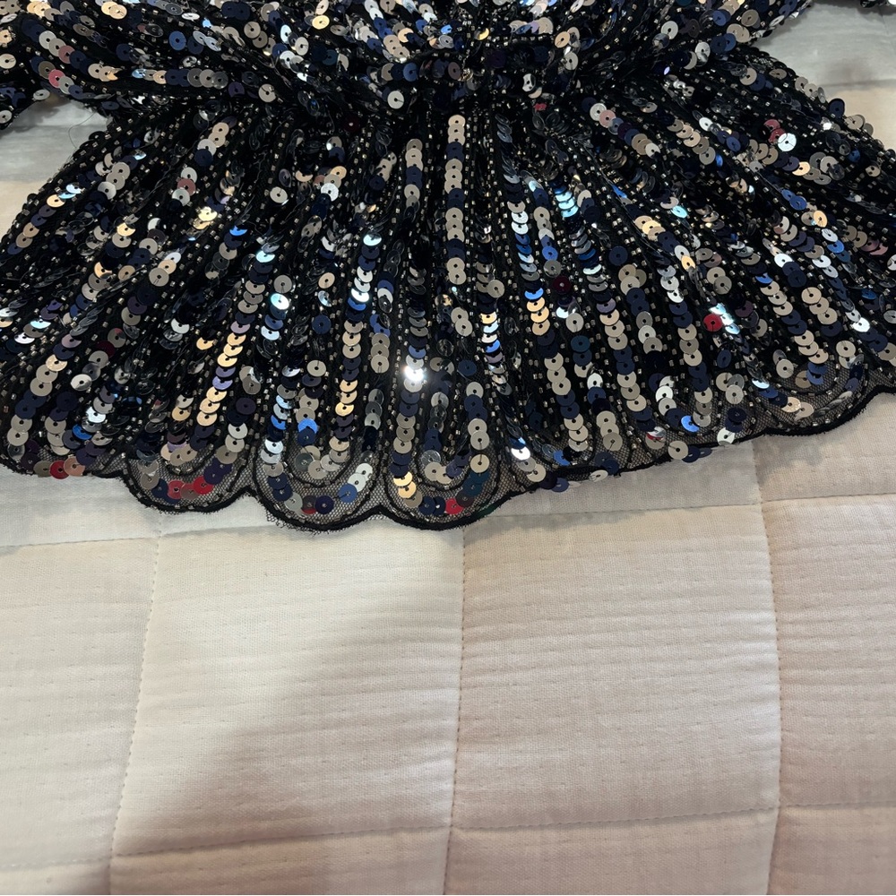 Prima Sequin Embellished Jacket - image 3